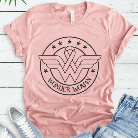 breast cancer wonder woman shirt